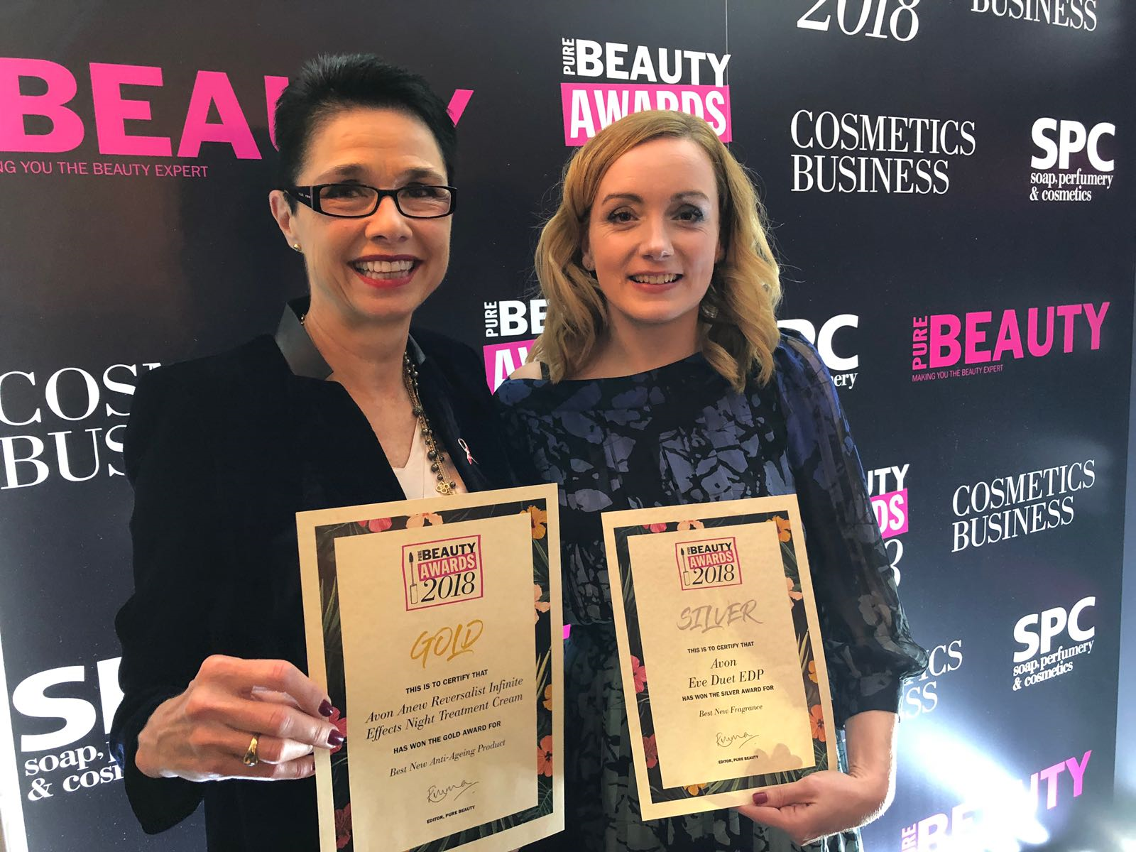 Two category wins at Pure Beauty Awards