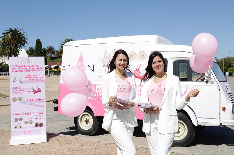Uruguay drive breast cancer prevention message forward