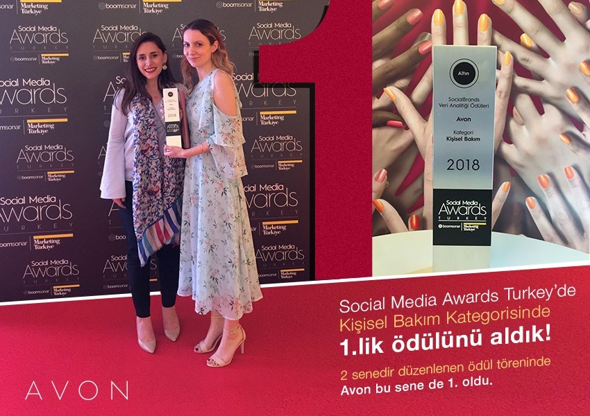 Avon Turkey scoops awards in consumer satisfaction and social media